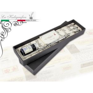 Zestaw do kaligrafii La Kaligrafica Pióro metalowe + tusz + komplet stalówek